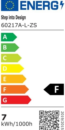 Lampa wisząca ELIPSE LED czarna 38 cm