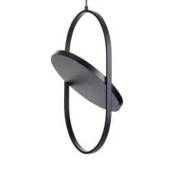 Lampa wisząca ELIPSE M LED czarna 45 cm