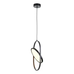 Lampa wisząca ELIPSE M LED czarna 45 cm