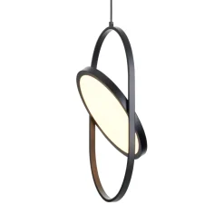 Lampa wisząca ELIPSE M LED czarna 45 cm