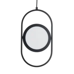 Lampa wisząca ELIPSE MINI LED czarna 32  cm