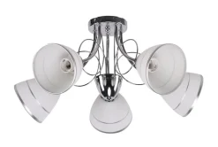 Lampa wisząca Elotte 5x40W E27 biały