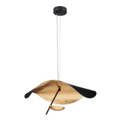 Lampa wisząca ENIGMA LED czarno złota 40  cm