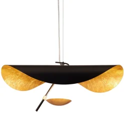 Lampa wisząca ENIGMA LED czarno złota 60  cm