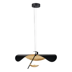 Lampa wisząca ENIGMA LED czarno złota 60  cm
