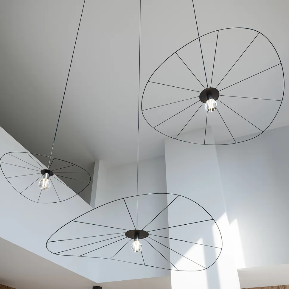 Lampa wisząca ESKOLA 110 czarna