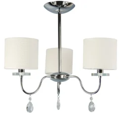 Lampa wisząca Estera 3x40W E14 chrom
