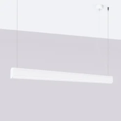 Lampa wisząca FARGE biała LED 4000K