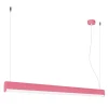 Lampa wisząca FARGE różowa LED 3000K