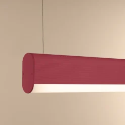 Lampa wisząca FARGE różowa LED 3000K