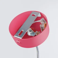 Lampa wisząca FARGE różowa LED 4000K