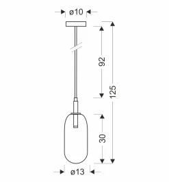 Lampa Wisząca Fiuggi Niebieski