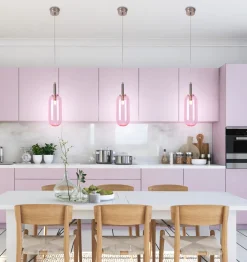 Lampa Wisząca Fiuggi Różowy