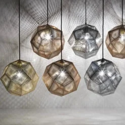 Lampa wisząca FUTURI STAR srebrna 32 cm