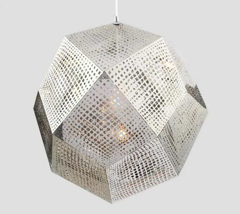 Lampa wisząca FUTURI STAR srebrna 32 cm