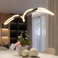 Lampa wisząca GALAKSE 84 czarna LED 2700-6500K