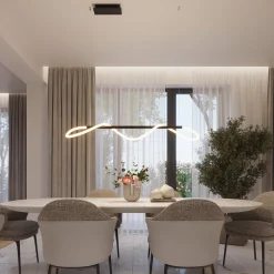 Lampa wisząca GALAKSE 84 czarna LED 2700-6500K