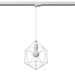 Lampa wisząca GASPARE biała E27