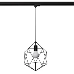 Lampa wisząca GASPARE czarna E27 3000K  7,5W 620lm