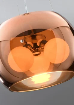 Lampa wisząca Gemo 30 3x40W G9 szklany  złoty