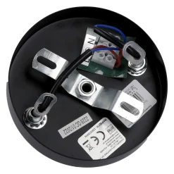 Lampa wisząca Gillo czarny 2x40W E27  abażur czarny