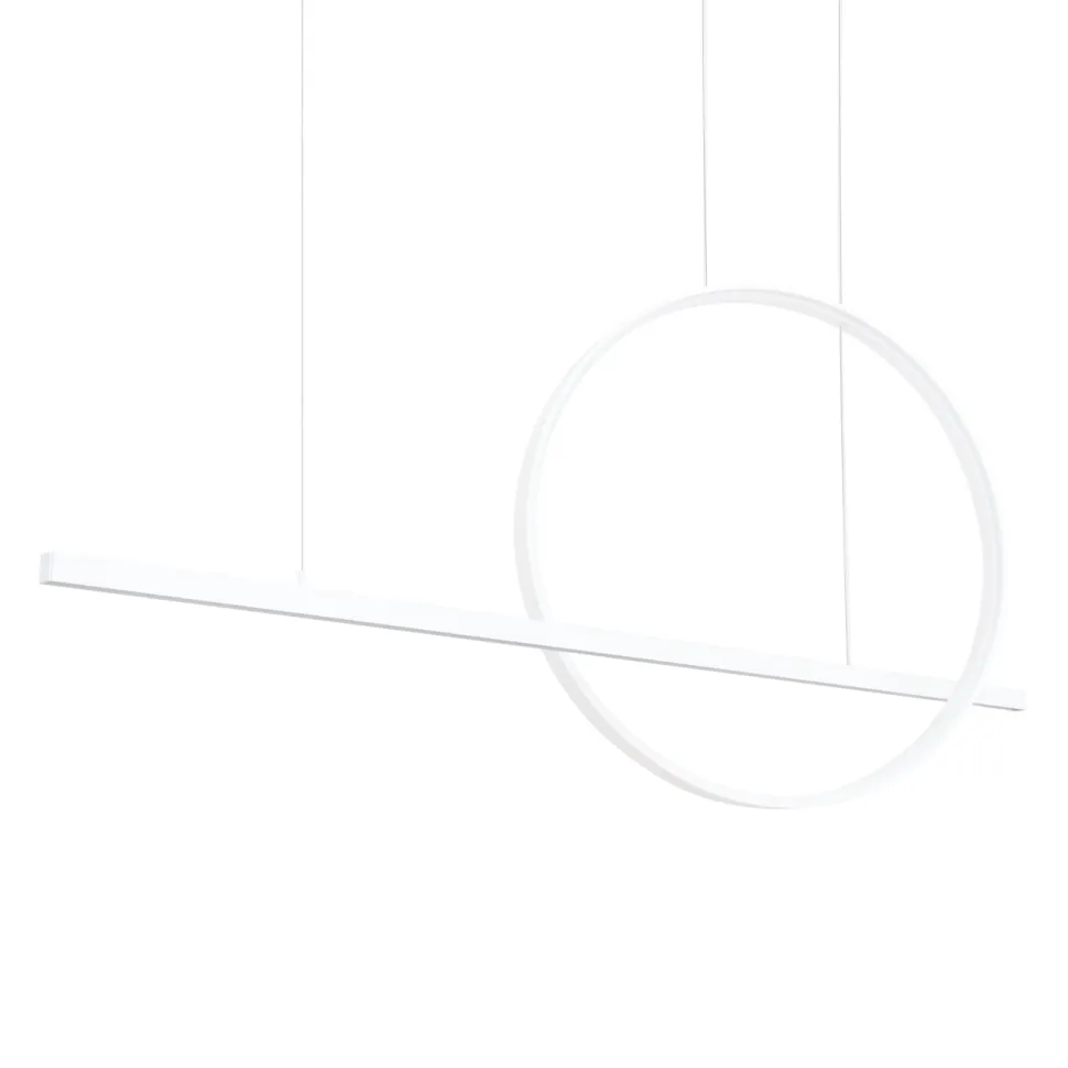 Lampa wisząca GLAD biała LED 4000K