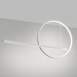 Lampa wisząca GLAD biała LED 4000K