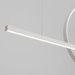 Lampa wisząca GLAD biała LED 4000K