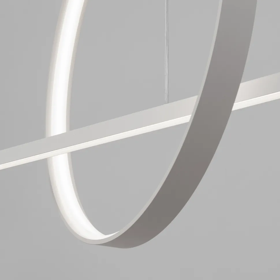 Lampa wisząca GLAD biała LED 4000K