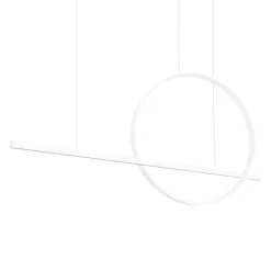 Lampa wisząca GLAD biała LED 3000K