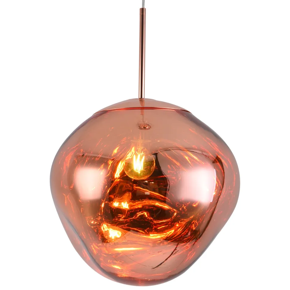 Lampa wisząca GLAM L 38 cm miedziana