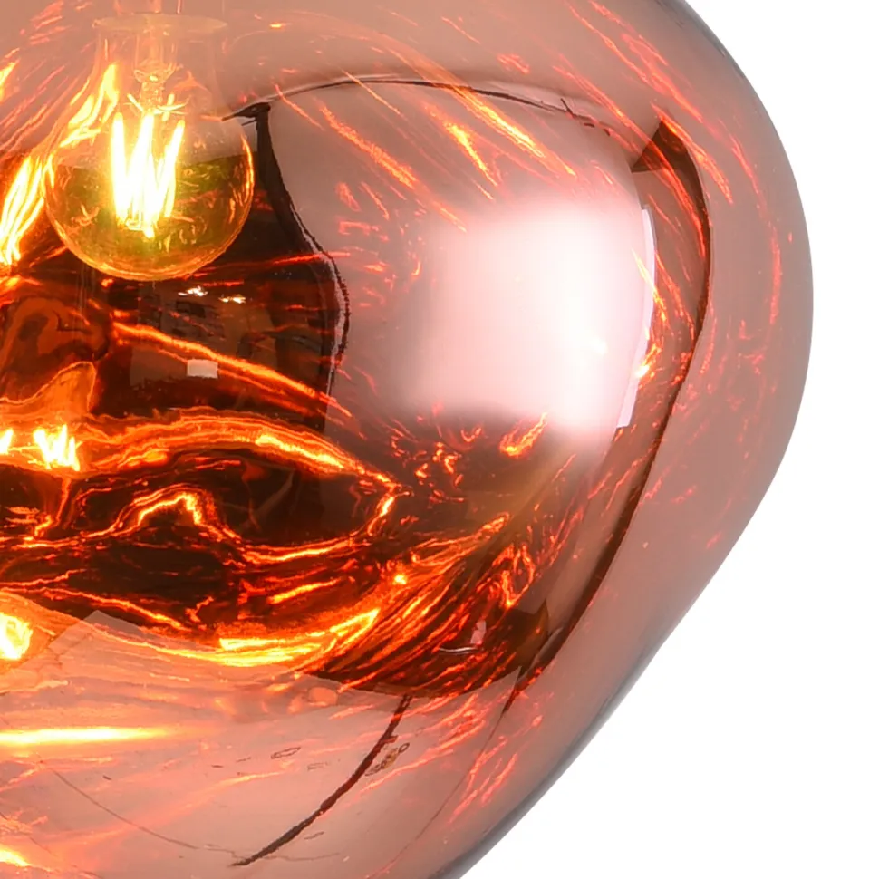 Lampa wisząca GLAM L 38 cm miedziana