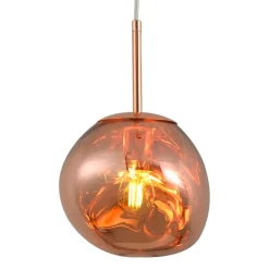 Lampa wisząca GLAM S 18 cm miedziana