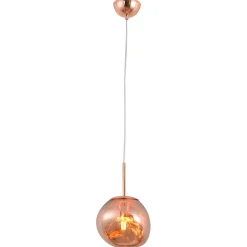 Lampa wisząca GLAM S 18 cm miedziana