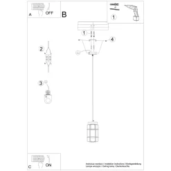 Lampa wisząca GOTTO 1