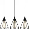Lampa wisząca Graf 3x60W E27 czarny