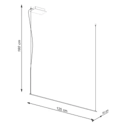 Lampa wisząca GREN 120 LED 3000K