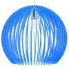 Lampa wisząca Haga 1x60W E27 36x36x110  niebieski
