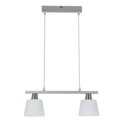 Lampa wisząca Hybryda 2x40W E14 nikiel  mat