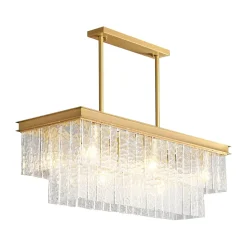 Lampa wisząca ICELAND mosiądz 100 cm