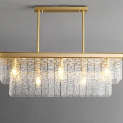 Lampa wisząca ICELAND mosiądz 100 cm