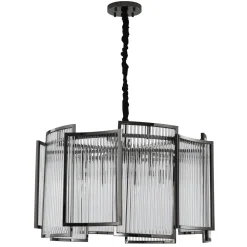 Lampa wisząca IMPERIO czarna 80 cm