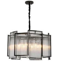 Lampa wisząca IMPERIO czarna 80 cm