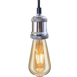 Lampa wisząca Industrial Chrome Chic