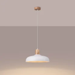 Lampa wisząca INDY biała