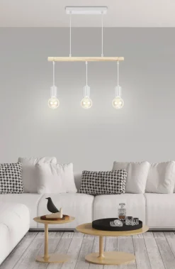 Lampa wisząca Izzy 3x60W E27 biały