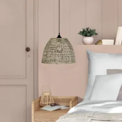 Lampa wisząca Jada 35cm naturalna