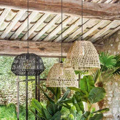 Lampa wisząca Jada 35cm naturalna