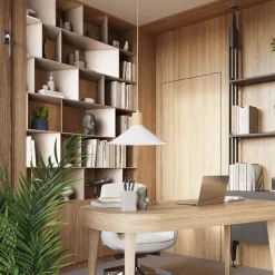 Lampa wisząca JAGA biała