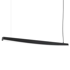 Lampa wisząca JORUN 150 czarna LED 3000K